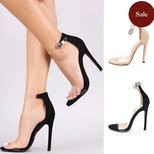 Transparent Strap Stiletto